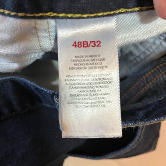 Polo Ralph Lauren Men's Hampton Relaxed Straight Jeans 48x32 Dark Wash Denim - Picture 7 of 9